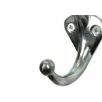 Cabide Inca Duplo Zamac Zincado 651 - Kit C/12 Pecas