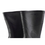 Bota Galocha Pega Forte Preta/Amarela 323 No.34/35 Com Meia