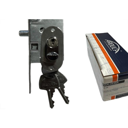 Fechadura Arouca Bico Papagaio Externa Para Porta De Correr 6925-Z-Ip