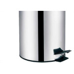 Lixeira Inox Com Pedal Mor Agata 03 Litros