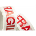 Fita Adesiva Embalagem Koretech Cuidado Fragil 48Mm X 50M - Kit C/5 Pecas