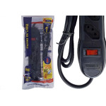Filtro Linha Megatron 4 Tomadas 2 Polos + Terra Preto
