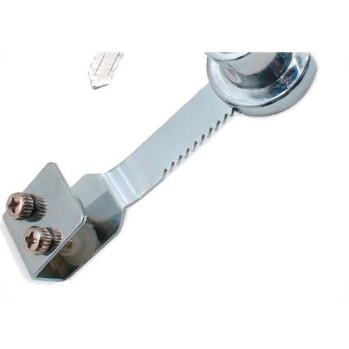 Fechadura Para Vitrine Papaiz Porta De Correr Articulavel - 3280