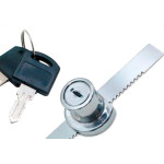 Fechadura Para Vitrine Papaiz Porta De Correr Articulavel - 3280