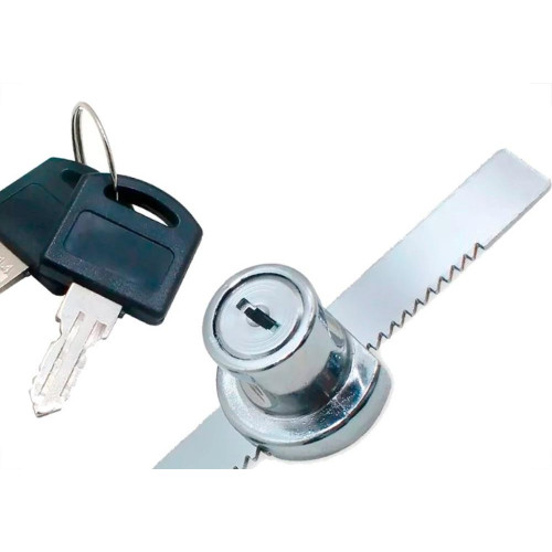 Fechadura Para Vitrine Papaiz Porta De Correr Articulavel - 3280
