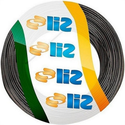 Fio Cabo Paralelo Sil Preto 2X1,0Mm