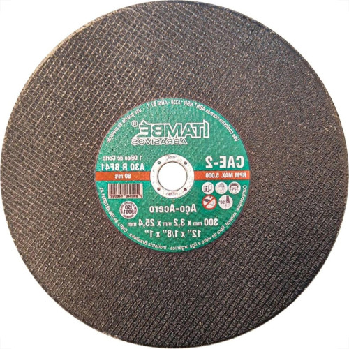 Disco Corte Ferro Itambe 12''X1/8''X1'' 2 Telas Cae-2