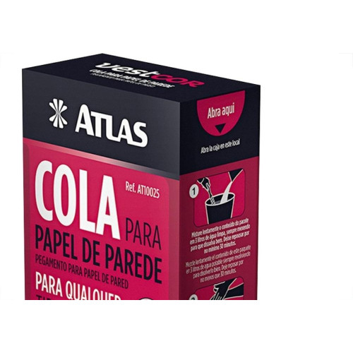 Cola Para Papel De Parede Atlas Vestcor 200G