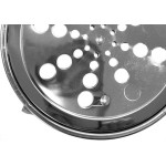 Grelha Aco Inox Redonda Overtime 15X15Cm Com Fecho + Caixilho