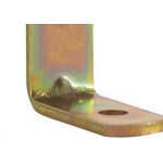 Cantoneira Para Moveis Overtime Bicromatizada Cartela 4 Pecas Com Parafuso   2,1/2''