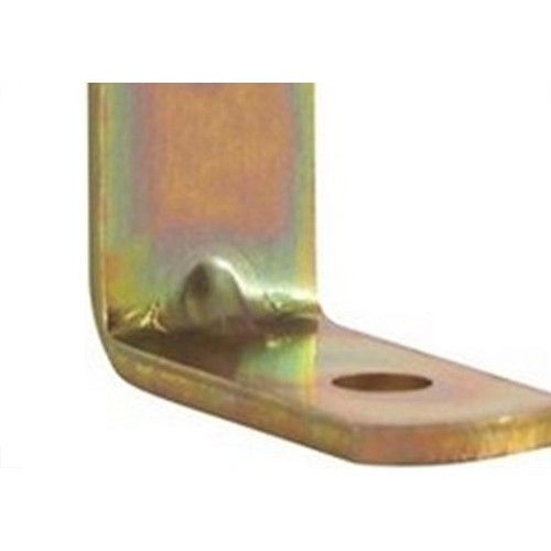 Cantoneira Para Moveis Overtime Bicromatizada Cartela 4 Pecas Com Parafuso   2,1/2''
