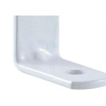Cantoneira Para Moveis Overtime Branca Cartela 4 Pecas Com Parafuso   2,1/2''