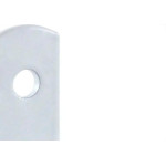 Cantoneira Para Moveis Overtime Branca Cartela 4 Pecas Com Parafuso   2,1/2''
