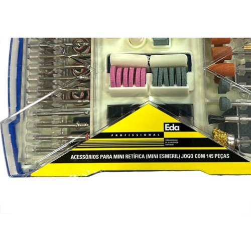 Acessorios Para Mini Esmeril Eda Com 145 Pecas - 9Qr