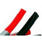 Garra Bateria Com Manopla 300A. 1 Par Vermelha+Preta