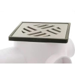 Caixa Sifonada Amanco 10X10 Quadrada Grelha De Aluminio No.68 - 10360