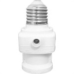 Sensor Fotocelula Acende Quando Escurece Com Soquete E-27 Qualitronix Bivolt Qr52M
