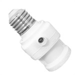 Sensor Fotocelula Acende Quando Escurece Com Soquete E-27 Qualitronix Bivolt Qr52M