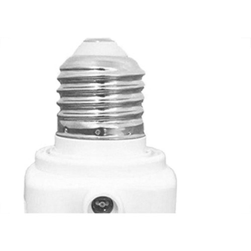 Sensor Fotocelula Acende Quando Escurece Com Soquete E-27 Qualitronix Bivolt Qr52M