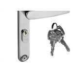 Fechadura Pado Concept Zamac Perfil 500 Externa Estreita Cromada