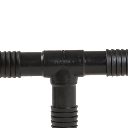 Conexao Preta Plasbohn Te Interno Triplo 1'' - Kit C/25 Pecas