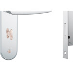 Fechadura Stam Banheiro Inox Alavanca - 824/33