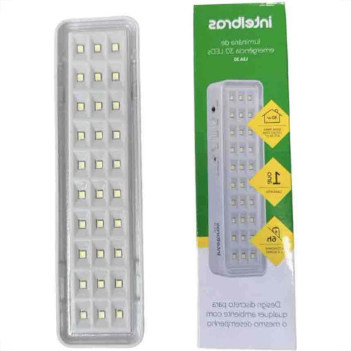 Luminaria De Emergencia Intelbras 30 Leds Lea 30 Bivolt