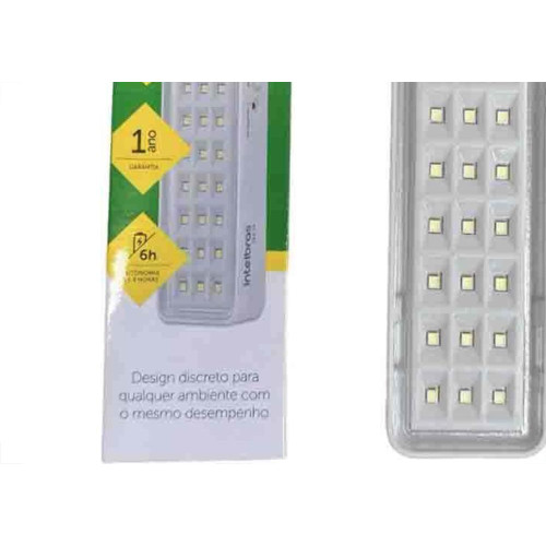Luminaria De Emergencia Intelbras 30 Leds Lea 30 Bivolt