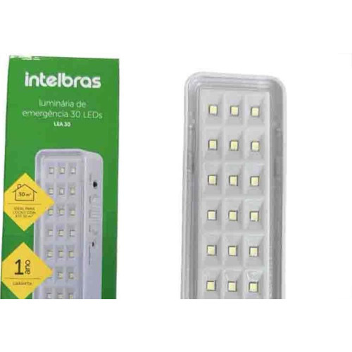Luminaria De Emergencia Intelbras 30 Leds Lea 30 Bivolt