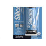 Silicone Tekbond Acetico 50G. Transparente Blister - Kit C/12 Pecas