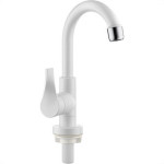 Torneira Lavatorio Abs Herc Twist Bica Alta Branca 2960 - 1/4 De Volta