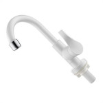 Torneira Lavatorio Abs Herc Twist Bica Alta Branca 2960 - 1/4 De Volta