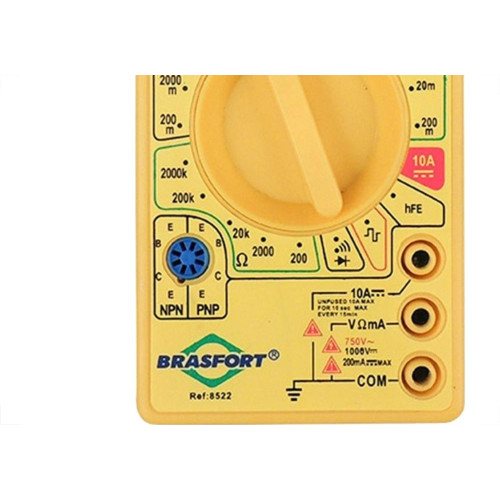 Multimetro Digital Brasfort Display 2,5'' - 7914