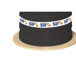 Cabinho Carretel Sil 6,0Mm Preto Com 600M