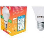 Lampada Led Bulbo Ourolux A55 - 6W. 3000K.