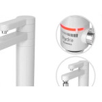 Torneira Eletrica Hydra Com Filtro Puravitta Parede Branca 220V.