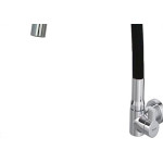 Torneira Gourmet Flex Parede Bica Movel Metal Hydramotion Preta - 1/4 Volta