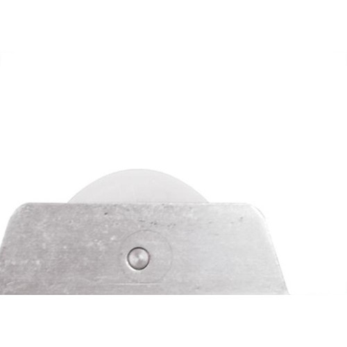 Roldana Para Portao Nylon ''V'' Com Suporte De Aluminio 75Mm - Kit C/2 Pecas