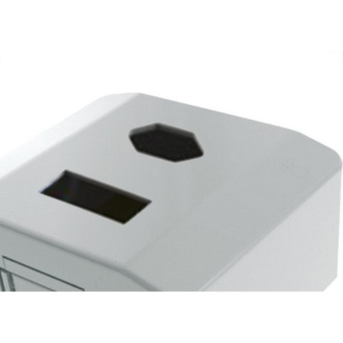 Centrinho Taf Pvc Embutir Para 1 Disjuntor + 1 Tomada Branco - 7144