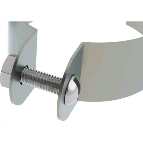Abracadeira Tipo D Com Parafuso Aiedem 3/4'' Com 100 Pecas