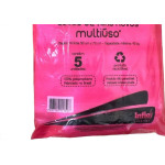 Saco De Rafia Ecosak Novo Multiuso 50Cm X 70Cm 40Kg Pacote Com 5 Pecas Branco