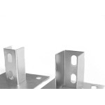 Perfilado Aiedem Sapata Externa 4 Furos - Kit C/25 Pecas