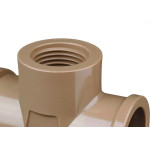 Te Soldavel Com Rosca Fortlev 25X3/4'' Lr - Kit C/20 Pecas