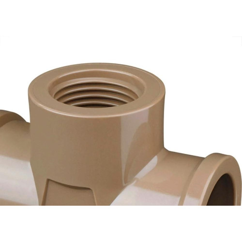 Te Soldavel Com Rosca Fortlev 25X3/4'' Lr - Kit C/20 Pecas