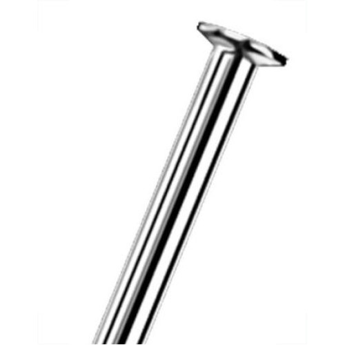 Prego Polido Com Cabeca Fixa  15X15 (2,40X34mm) Pacote Com 1Kg