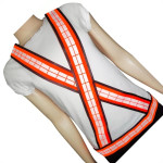 Colete X Para Sinalizacao Nikokit Diurno Laranja
