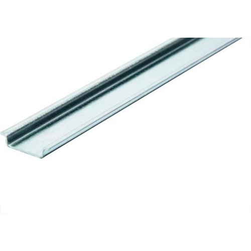 Suporte Disjuntor Trilho Liso Galvanizado Aiedem 100Cm
