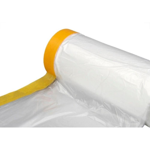 Plastico Para Pintura Protege Facil (Com Adesivo Dupla Face) Compel 2,4M X 10M