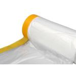 Plastico Para Pintura Protege Facil (Com Adesivo Dupla Face) Compel 1,5M X 17M