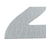 Numero Residencial Atlas Escovado No.2 - 12,5Cm